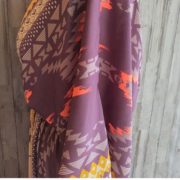 India silk one of kind maxi dress NWT maxi MED/LG - Picture 7 of 8